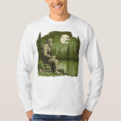 Moonlit Fishing with Bigfoot Tシャツ (正面)