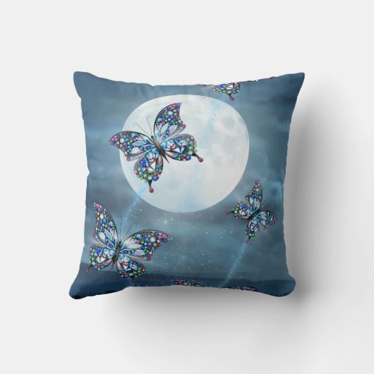 Moonlit Flutter クッション (裏面)