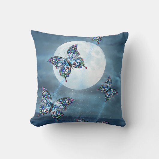 Moonlit Flutter クッション (正面)
