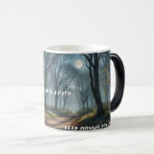 Moonlit Forest Path Reveal Mug – Find Your Way モーフィングマグカップ (正面右)