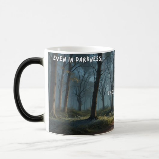 Moonlit Forest Path Reveal Mug – Find Your Way モーフィングマグカップ (左)
