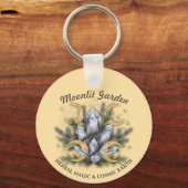 Moonlit Garden Crystal Bouquet • Herbal Magic キーホルダー (正面)