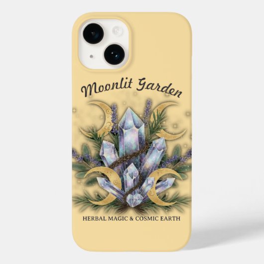 Moonlit Garden Crystal Bouquet • Herbal Magic Case-Mate iPhoneケース (裏面)