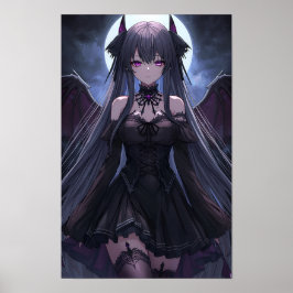 Moonlit Gothic Succubus ポスター