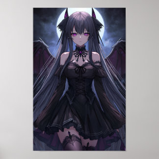 Moonlit Gothic Succubus ポスター