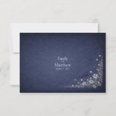 Moonlit Grove Celestial Woodland Wedding サンキューカード (裏面)