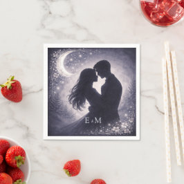Moonlit Grove Celestial Woodland Wedding スタンダードカクテルナプキン