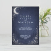 Moonlit Grove Celestial Woodland Wedding 招待状 (スタンド正面)