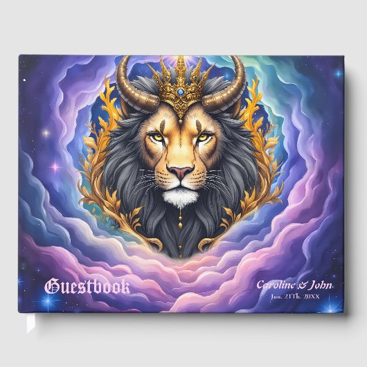 Moonlit Guardians – Cosmic lion.  ゲストブック (正面)