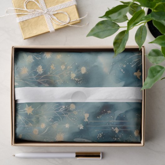 Moonlit Heron – Dreamy Nature Scene Decoupage 薄葉紙 (ギフト)