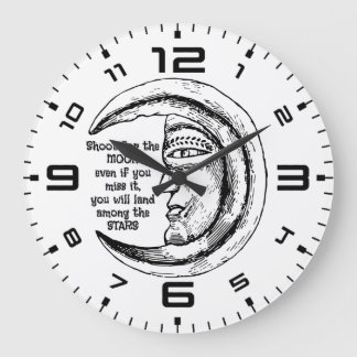 Moonlit Inspiration Wall Clock ラージ壁時計