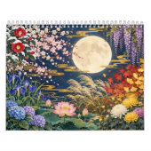 Moonlit Japanese Botanical Calendar カレンダー (カバー)