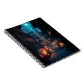 Moonlit Japanese Street ノートブック (右側)