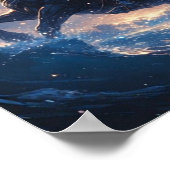 Moonlit Knight Fantasy Poster ポスター (角)