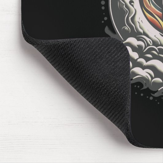 Moonlit Magic-Black BG マウスパッド (コーナー)