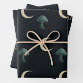 Moonlit Masquerade Elegant Halloween ラッピングペーパーシート (インサイチュ)