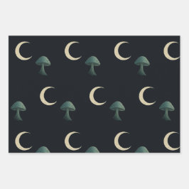 Moonlit Masquerade Elegant Halloween ラッピングペーパーシート