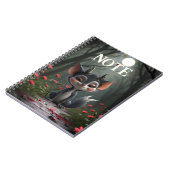 Moonlit Mischief Forest Spirit of Crimson Bloom. ノートブック (左側)