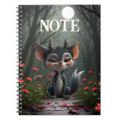 Moonlit Mischief Forest Spirit of Crimson Bloom. ノートブック (正面)