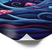 Moonlit Mischief – Whimsical Forest Bat Hybrid ポスター (コーナー)