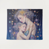 Moonlit Mother’s Embrace Tapestry タペストリー (正面(横))