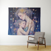 Moonlit Mother’s Embrace Tapestry タペストリー (インサイチュ(横))