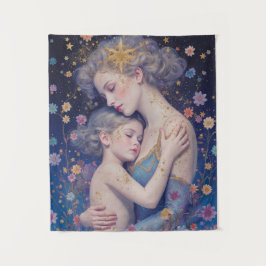 Moonlit Mother’s Embrace Tapestry タペストリー