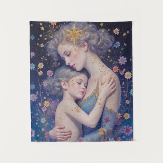 Moonlit Mother’s Embrace Tapestry タペストリー (正面)