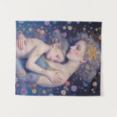 Moonlit Mother’s Embrace Tapestry タペストリー (正面(横))