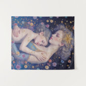 Moonlit Mother’s Embrace Tapestry タペストリー (正面(横))