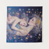 Moonlit Mother’s Embrace Tapestry タペストリー (正面(横))