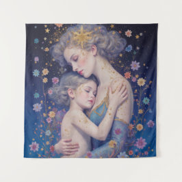 Moonlit Mother’s Embrace Tapestry タペストリー