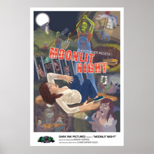 Moonlit Night Poster ポスター