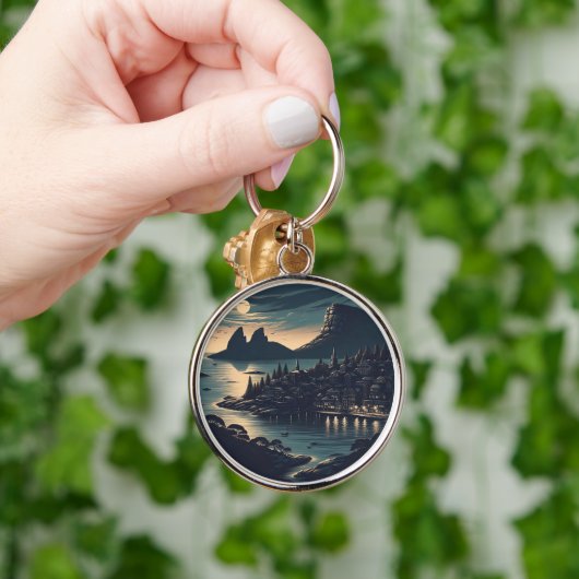 Moonlit Port キーホルダー (手)