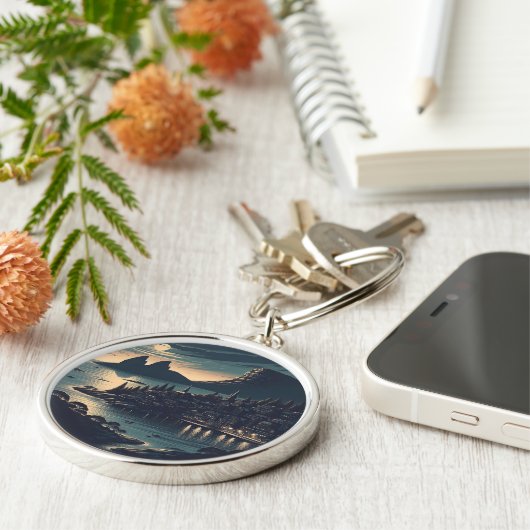 Moonlit Port キーホルダー (側面)