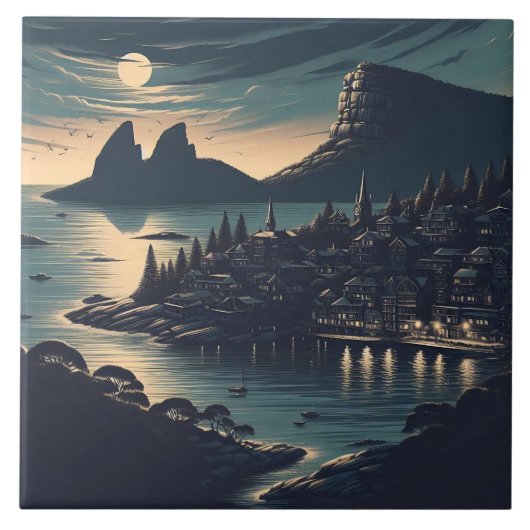 Moonlit Port タイル (正面)