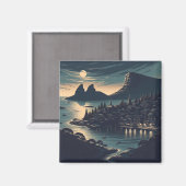 Moonlit Port マグネット (正面/裏面)