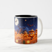 Moonlit Pumpkin Parade ツートーンマグカップ (正面右)