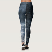 Moonlit Rain Lake Leggings - Atmospheric Design レギンス (裏面)