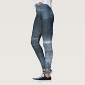 Moonlit Rain Lake Leggings - Atmospheric Design レギンス (左)