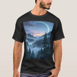 Moonlit Sanctuary: The Ethereal Forest Tシャツ