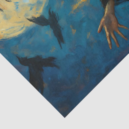 Moonlit Sorceress – Mystical Witch Decoupage Paper 薄葉紙 (詳細)