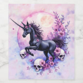 Moonlit Unicorn Among Forgotten Roses, ワインラベル (シングルラベル)