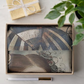 Moonlit Victorian Gothic Girl & Raven Fantasy  薄葉紙 (ギフト)