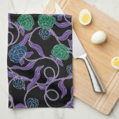 Moonlit Vine - Mysticool Collection キッチンタオル (四つ折り)