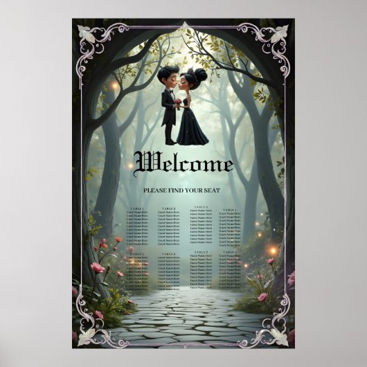 Moonlit Vows – A Cute Gothic Wedding Moment. ポスター (正面)