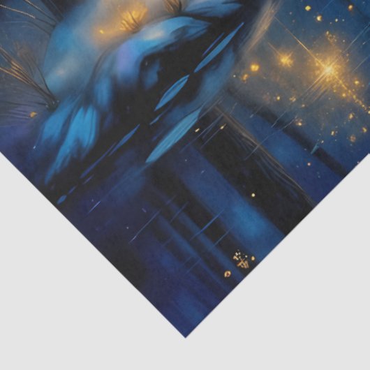 Moonlit Winter River – Enchanted Night Forest 薄葉紙 (詳細)