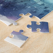 Moonlit Wolves Spiritual Night ジグソーパズル (側面)