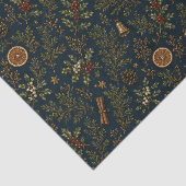 Moonlit Yule Winter Botanical Tissue Paper 薄葉紙 (詳細)