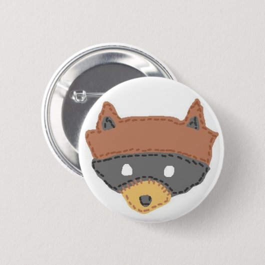 Moonriseの王国のカーキ色の偵察者のバッジ 缶バッジ (正面&裏面)